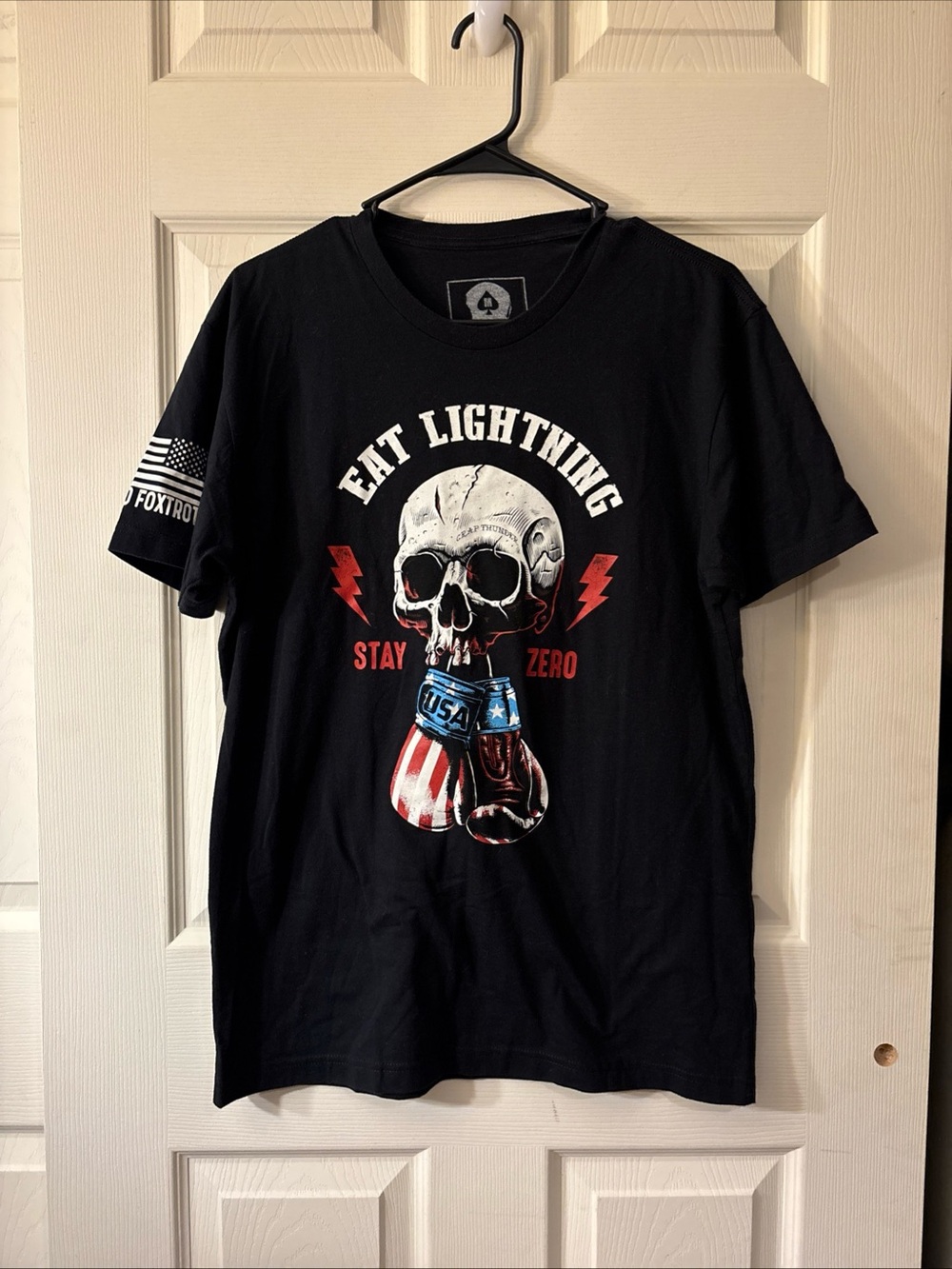 Foxcroft Eat Lightning Graphic Tee - Black